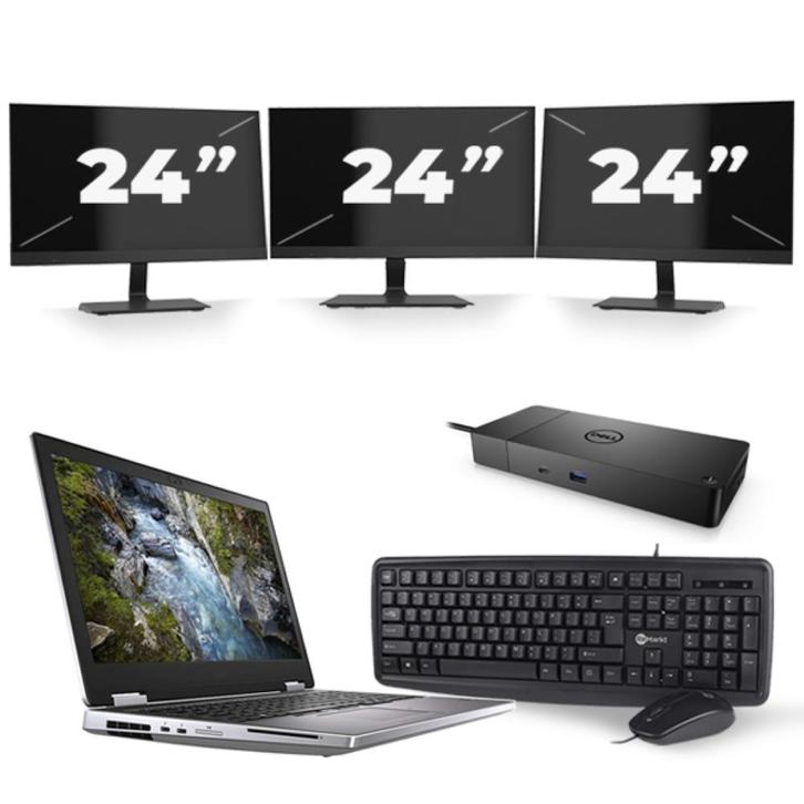 Dell Precision 7540 - Intel Core i7-9e Generatie - 15 inch -, Computers en Software, Windows Laptops, Zo goed als nieuw, Verzenden