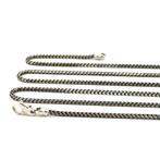 Vieri - Halsketting - 5.9 g - 18 karaat Witgoud, Zwart goud, Sieraden, Tassen en Uiterlijk, Nieuw