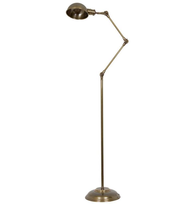 Vloerlamp Nova Antiek Messing Binnenverlichting, Huis en Inrichting, Lampen | Vloerlampen, Verzenden