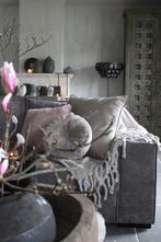 Kussen bont pale Mauve 45 cm, Ophalen of Verzenden, Nieuw