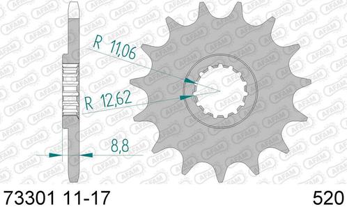 AFAM voortandwiel 15 tands KTM / Husqvarna, Motoren, Onderdelen | Merk-onafhankelijk, Ophalen of Verzenden