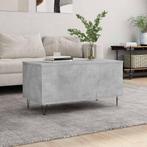 vidaXL Salontafel 90x44,5x45 cm bewerkt hout betongrijs, Minder dan 50 cm, 50 tot 100 cm, Verzenden, Nieuw