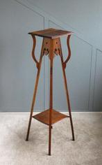 Plantentafel - Piëdestal, Bijzettafel - Eikenhout