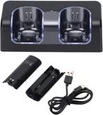 Oplaadstation Voor 2 Nintendo Wii Controllers Batterij Oplad, Verzenden, Nieuw