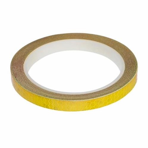 Reflecterende tape - GEEL - 8 meter - 8mm, Doe-het-zelf en Verbouw, Overige Doe-het-zelf en Verbouw, Nieuw, Ophalen of Verzenden