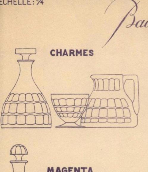 Baccarat - Karaf - Charmes - Kristal, Antiek en Kunst, Antiek | Meubels | Tafels