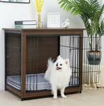 Houten Hondenkooi – Bijzettafel met Deuren en Lade, Dieren en Toebehoren, Verzenden, Nieuw