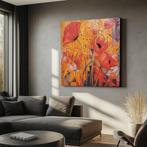 Ksavera - Cubism poppies A1330 - painting on canvas