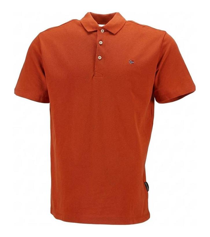 Napapijri Polo in maat M Oranje, Kleding | Heren, Truien en Vesten, Overige kleuren, Zo goed als nieuw, Verzenden