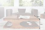 Elegante salontafel CUBUS 120cm Sheesham palissander massief, Ophalen of Verzenden, Nieuw