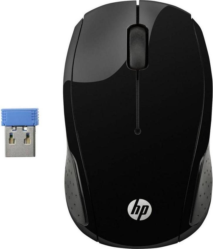 HP Draadloze muis 220 - 1300 DPI - Zwart, Computers en Software, Muizen, Verzenden