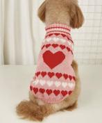 Hondentrui Roze Hartjes voor kleine honden (Truien), Dieren en Toebehoren, Ophalen of Verzenden, Nieuw, Hondenvest