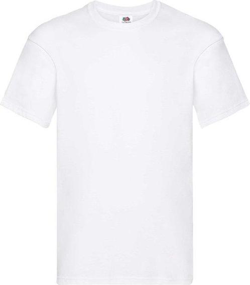 12 Witte Fruit of the Loom T-shirts-Ronde Hals-S, Kleding | Heren, Overhemden, Nieuw, Verzenden