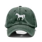 Cap Horse in diverse kleuren met geborduurde afbeelding, Verzenden, Nieuw, Overige soorten