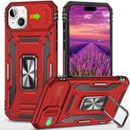 iPhone 15 Pro - Armor Hoesje met Kickstand en Camera Slide -, Verzenden, Nieuw