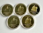 Themacollectie - Herdenkingscollectie van 24K goud verguld,