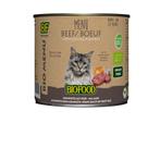 12x BF Petfood Biofood Kat Organic Rund Menu 200 gr, Verzenden