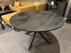 ***SALE*** Mango Eettafel zwart rond Ø130, Verzenden, Nieuw