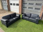 BANKSTEL DE SEDE DS-17 BANKEN BLAUWE LEER DESIGN SOFA, Huis en Inrichting, Banken | Bankstellen, Design, Zo goed als nieuw, Rechte bank