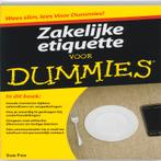 Zakelijke etiquette voor Dummies 9789043021920, Zo goed als nieuw