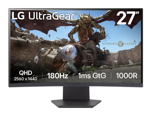 27 LG UltraGear 27GS60QC-B Curved/QHD/DP/2xHDMI/180Hz, Computers en Software, Monitoren, Nieuw, Ophalen of Verzenden