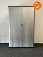 Gispen octa  Roldeurkast - 193x122x45cm - Zilvergrijs met zi, Werkplek, Ophalen of Verzenden, Gebruikt, Kast