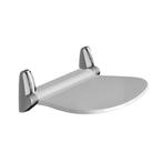 Opklapbare Douchezitting Sapho Sound 38x35.5 cm Wit / Chroom, Ophalen of Verzenden, Nieuw, Chroom, Overige typen