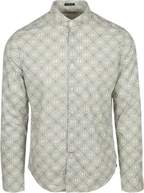 Dstrezzed Overhemd Nathan print maat XL Heren, Kleding | Heren, Overhemden, Grijs, Nieuw, Verzenden