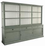 Buffetkast Engels groen Sneek 300cm, Huis en Inrichting, Ophalen of Verzenden, Nieuw