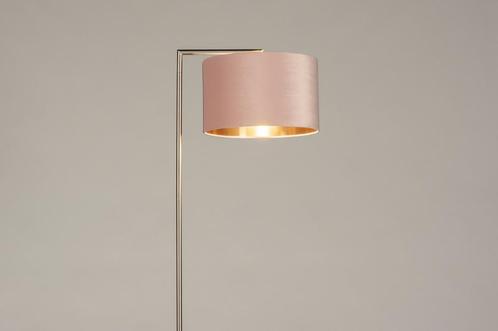 Rietveld Vloerlampen - Staalgrijs, Koper, Roze - Staal, Stof, Huis en Inrichting, Lampen | Vloerlampen, Verzenden