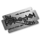 Judas Priest - British Steel - ijzeren pin off. merchandise, Ophalen of Verzenden, Nieuw, Kleding