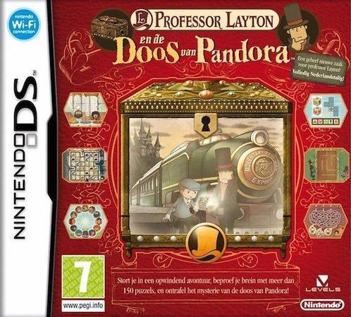 Professor Layton en de Doos van Pandora (DS Games), Spelcomputers en Games, Games | Nintendo DS, Zo goed als nieuw, Ophalen of Verzenden