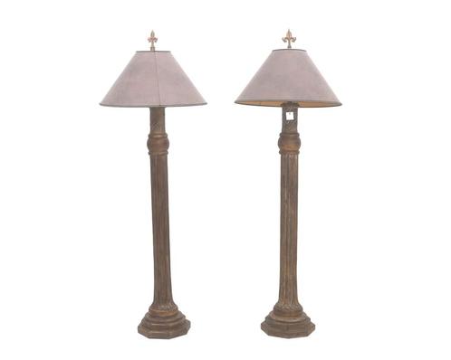 Twee staande vloerlampen in de vorm van zuilen, Huis en Inrichting, Overige Huis en Inrichting, Gebruikt