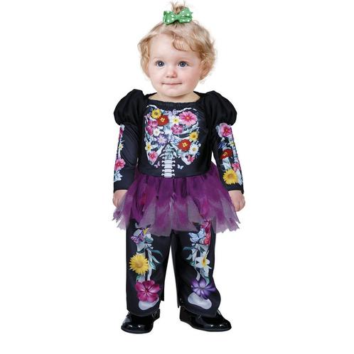 Dia De Los Muertos Kostuum Baby, Hobby en Vrije tijd, Feestartikelen, Nieuw, Verzenden