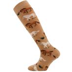 Kniekousen Meisje - Beige/Lichtbruin met Paarden - Ewers-23/, Meisje, Nieuw, Ophalen of Verzenden, Ewers