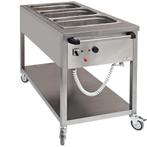 Diverso By Diamond Bain Marie Wagen | 3x 1/1 GN | 0°c/90°c |, Zakelijke goederen, Horeca | Keukenapparatuur, Ophalen of Verzenden