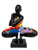 Beeldje - Pop art lady - Steen, Glasvezel, Antiek en Kunst, Curiosa en Brocante