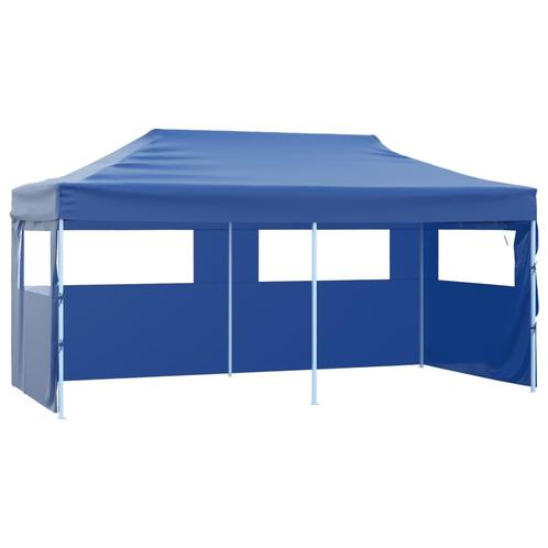 vidaXL Partytent met 4 zijwanden inklapbaar 3x6 m staal, Tuin en Terras, Partytenten, Partytent, Nieuw, Verzenden