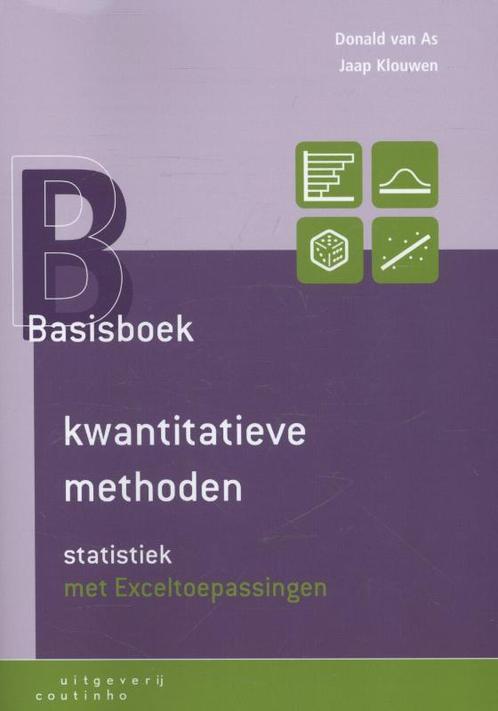 Basisboek kwantitatieve methoden Statistiek, 9789046903568, Boeken, Studieboeken en Cursussen, Zo goed als nieuw, Verzenden