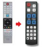 Senioren / Slechtzienden afstandsbediening voor Toshiba C..., Audio, Tv en Foto, Afstandsbedieningen, Verzenden, Nieuw