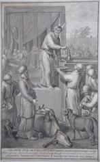 Abraham de Blois, naar Gerard Hoet - Aäron en zijn vier