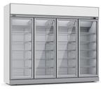 Combisteel Koelkast 4 Glasdeuren | 2060L | Wit | Geforceerd, Witgoed en Apparatuur, Ophalen of Verzenden, Nieuw