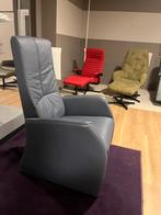 Relaxfauteuil de Toekomst 315 leder blauw 30% Extra korting, Ophalen, De Toekomst, Nieuw, 75 tot 100 cm