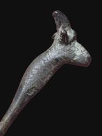 Luristan Rare Bronze Hairpin Sieraden appliqué (Zonder, Antiek en Kunst