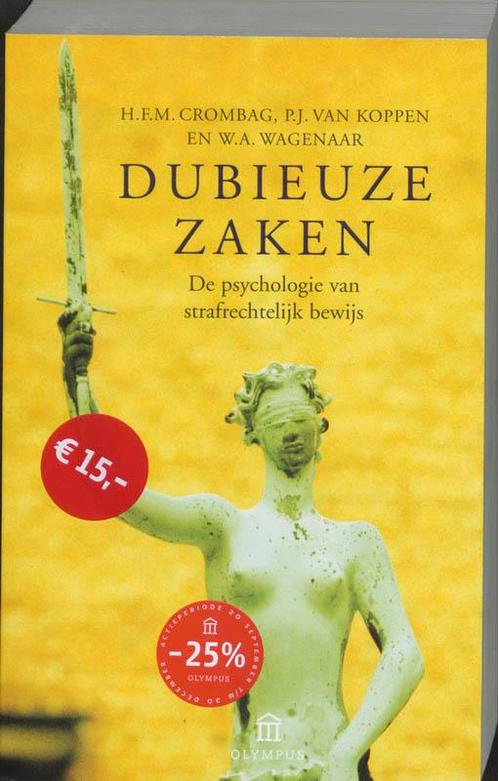 Dubieuze zaken / Olympus 9789046701034 H.F.M. Crombag, Boeken, Wetenschap, Gelezen, Verzenden