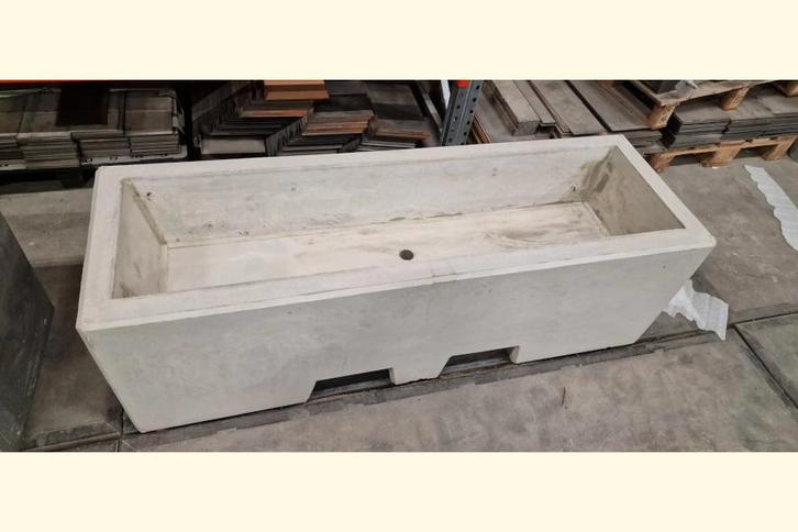 Rockwood® Afzetblok/bloembak beton grijs of antraciet met, Tuin en Terras, Tuinsets en Loungesets, Nieuw, Hout, Ophalen of Verzenden