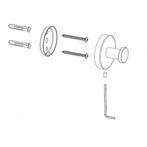 Toilet Accessoires Set Wiesbaden Alonzo Gunmetal, Doe-het-zelf en Verbouw, Sanitair, Ophalen of Verzenden, Nieuw