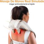 Nekmassage apparaat - Shiatsu Massagekussen - Beige - Mebak, Verzenden, Zo goed als nieuw