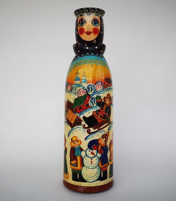 Figuur - Old Soviet Matryoshka, produced in 1952 - Hout, Antiek en Kunst, Antiek | Speelgoed