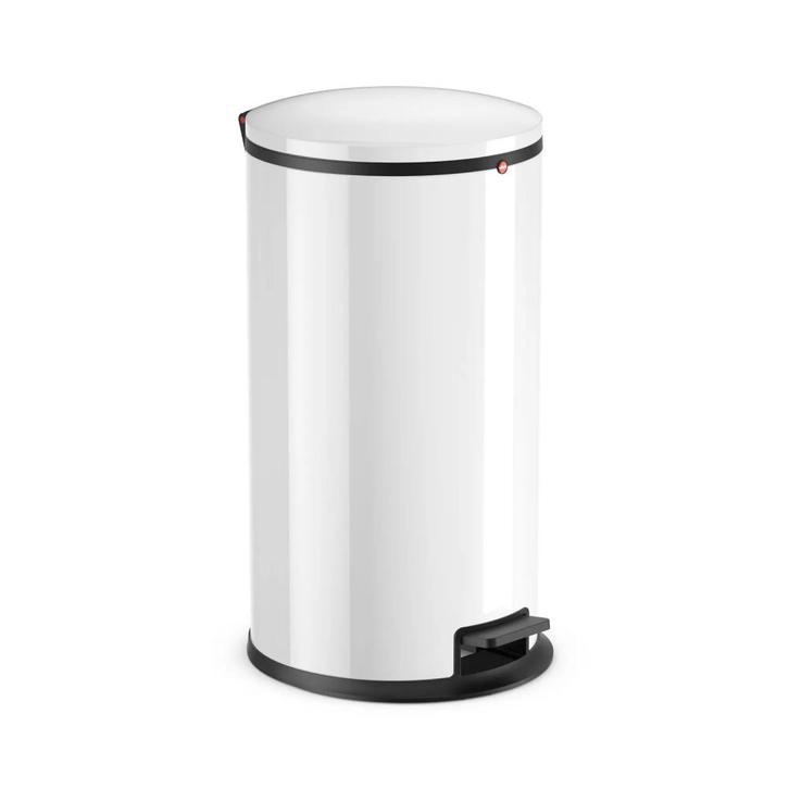 Hailo Pure L pedaalemmer 25l - wit, Huis en Inrichting, Woonaccessoires | Prullenbakken, Nieuw, Verzenden